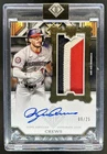 2025 Topps Transcendent Dylan Crews Rookie Showcase Patch Auto RC #/25