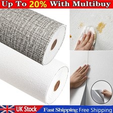 Thick Wallpaper Faux Linen Wall Ceiling Sticker Self-adhesive Heat Insulation