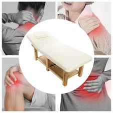 Massage Bed Massage Table Spa Facial Bed Salon Bed with Pillow 31.5 inch Wide