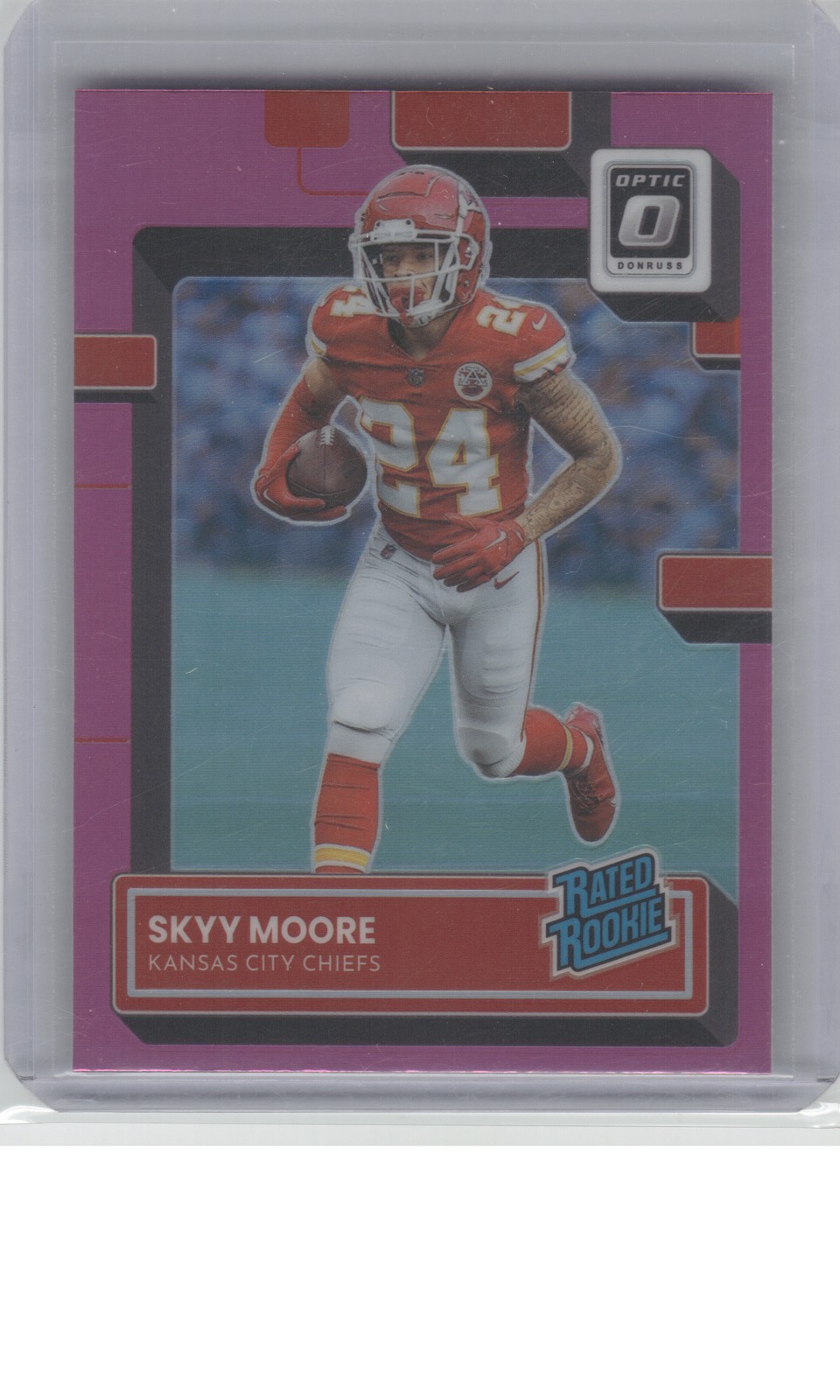 2022 Donruss Optic #224 Skyy Moore Pink B22R1C52