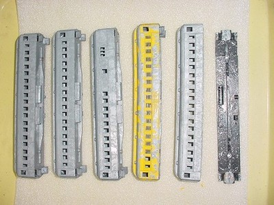 John A. English  5 All Metal 60' Day Coach's Unpainted 1/87 HO Scale
