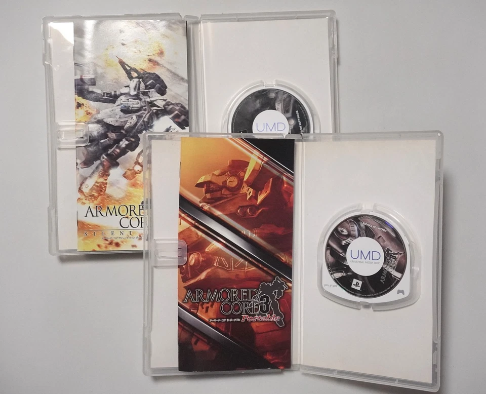 PSP Armored Core 3 Portable + Silent Line Portable JP Playstation Portable game - Image 3 of 3