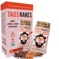 Incredible Flavor Pi on Coffee Crunchy Almonds Dark Chocolate Healthy Snack Bars