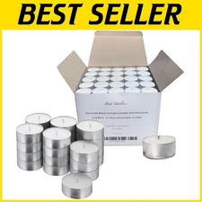Long Burning Unscented Tea Lights - 6 Hours - 250 Pack