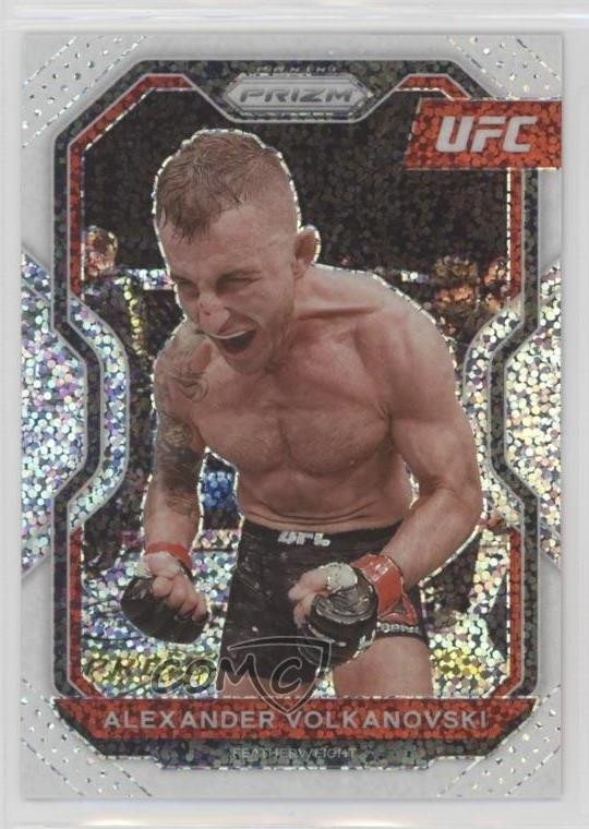 2021 Panini Prizm UFC White Sparkle Prizm Alexander Volkanovski #36 3hd