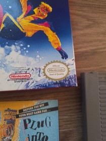 HEAVY SHREDDIN&rsquo; Snowboarding Video Game NES (Nintendo 1990) Complete CIB