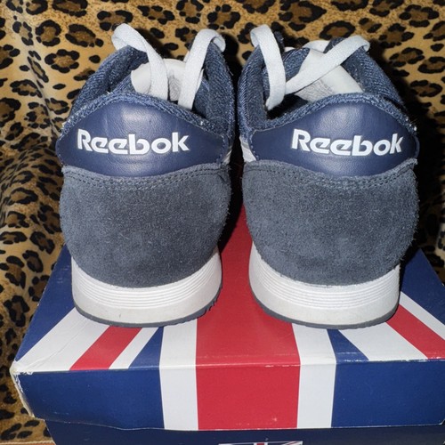 Reebok Classic Nylon Women’s Running Shoe Navy Blue Athletic Sneakers 8.5 1185 - Picture 4 of 8