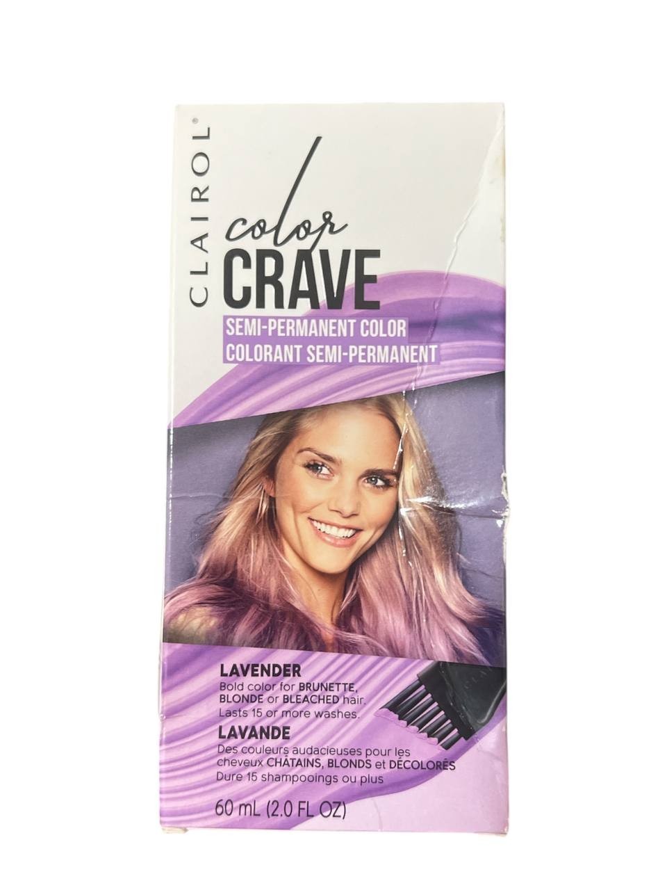 Crave Semi-permanent Hair Color &ndash; Lavender 2.0 Fl Oz