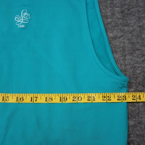 Footjoy Golf Vest Mens L Teal 1/4 Zip Pullover Stretch Preppy Country Club Money - Picture 4 of 9