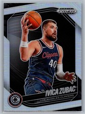 2024-25 Panini Prizm Black #161 Ivica Zubac Silver