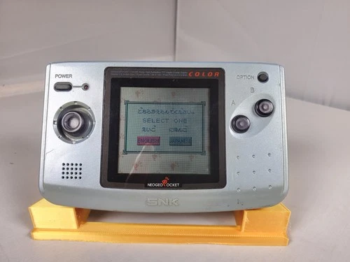 SNK Neo Geo Pocket Color Console Platinum Blue Vintage Powers On No Display Used