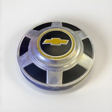 Vintage CHEVY 1/2 Ton DOG DISH Hubcaps 1973-1987 Truck GOLD BOWTIE 12”