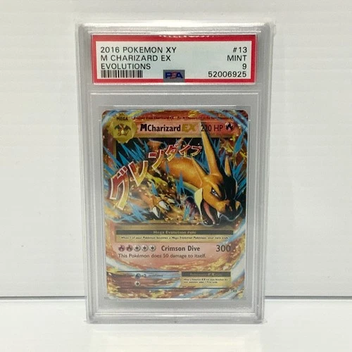 PSA 9 - Charizard EX 13/108 - 2016 Pokemon XY Evolutions M