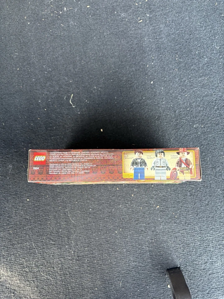 LEGO Indiana Jones: Jungle Duel (7624) Nuevo Dañado Caja Sellada Juego Retirado Raro Foto 3 de 4