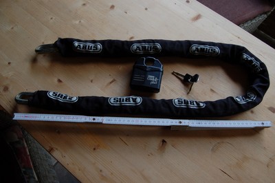 ABUS Granit Plus 37/80 Schloß mit Kette (130cm)