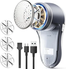 Electric Fabric Lint Remover Shaver USB Rechargeable for Clothes Couch
