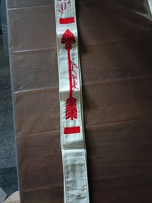 Brotherhood Sash Embroidered Signatures National OA Officers Boy Scout BSA 1975