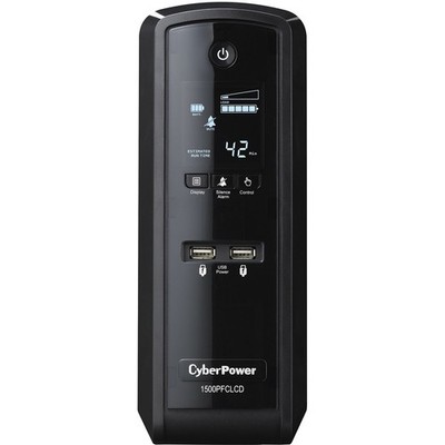 Cyberpower Cp1500Pfclcdtaa 1500Va/900W Pure Sine Wave Nema 5-15P 5Ft Cord 10