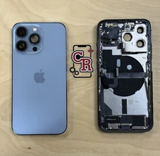 iPhone 13 Pro Sierra Blue Back Housing Replacement Frame Original OEM Grade AB