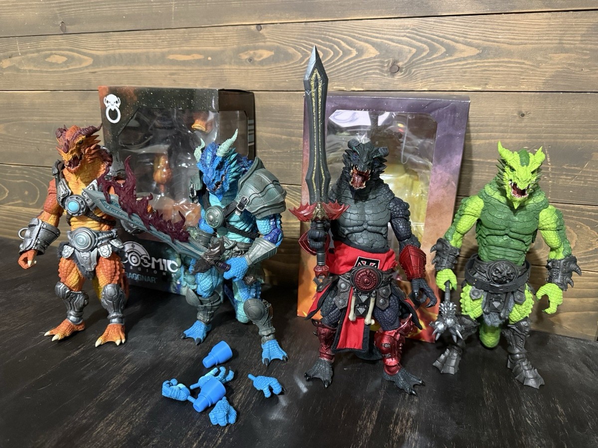 【★ぽぽでいん★専用】 COSMIC LEGIONS DRAGOSYR他未使用品 Mythic Legions Dragosyr Lot Kraggnar Aracagorr Stavros Sskurge SEE