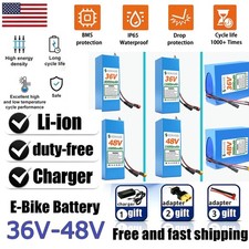 36V/48V Lithium Battery 36V/48V Battery for 0-1000W Motor 36V Battery Tool