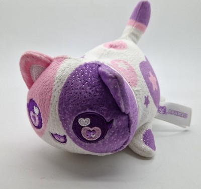 Aphmau MeeMeows Mystery Plüsch Glitter Edition rosa & weiße Katze Stofftier - selten!