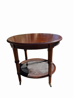 Ethan Allen British Classics Old World Treasures Accent Oval End Table #29-8923