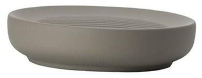  Nova Porcelain Soap Dish with Sophisticated Simplicity Soft Touch Coating - 