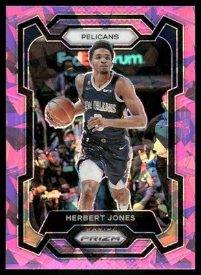 2023-24 Panini Prizm #250 Herbert Jones Prizms Pink Ice A644