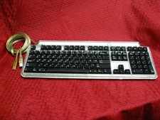 Retro Matias TactilePro 2.0 FK202SB Mechanical Keyboard Clear Plastic Working