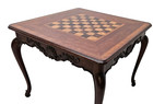 Ethan Allen French Country Banded Card Game Center Table