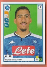 PANINI FOOTBALLERS 2019 2020 N.366 Allan Napoli