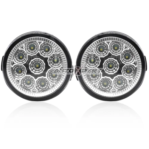 Pair LED Front Fog Light Lamp For Infiniti G25 G37 Q70 Sedan 2011 2012 2013 2014 - Picture 3 of 12