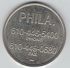 Vintage - Philadelphia Time And Parking Controls - Token - Rare #2