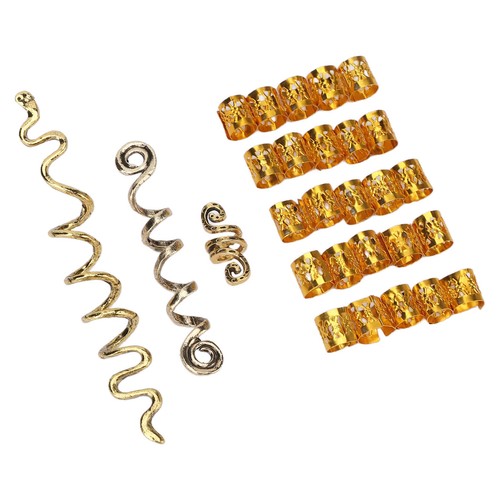 Hair Jewelry Exquisite Appearance Bright Color DIY Metal Hair Braid Accessories - Picture 3 of 12