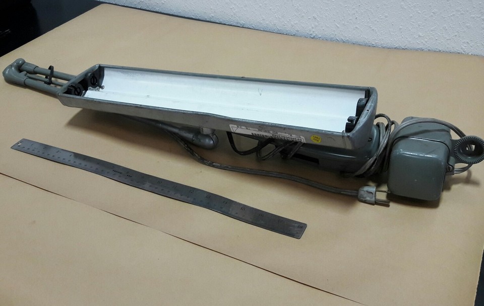 Dazor P-2134 Drafting Table Lamp Industrial Fluorescent Light W-L-312 ...