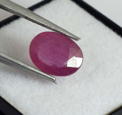 Mosambik roter Rubin 2,15 ct natürlicher loser Edelstein im Ovalschliff AGI-z...