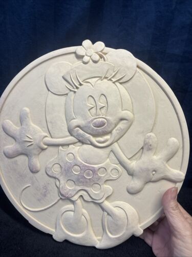 Minnie Mouse 12" runder Gips/Keramik Wandbehang zum Malen S9 - Bild 4 von 10