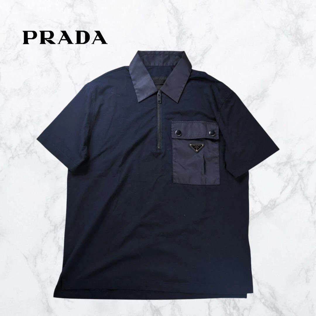 PRADA Nylon Casual Button-Down Shirts for Men for sale - eBay