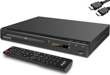 MEGATEK Region-Free DVD Player | HDMI & CD | USB Port | Remote & Cables