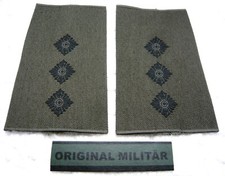 Aufschiebeschlaufen Heer Hauptmann schwarz/oliv Bundeswehr Dienstgradabzeichen 