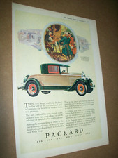 1927 Packard Six Two Passenger Coupe mid-size mag car ad