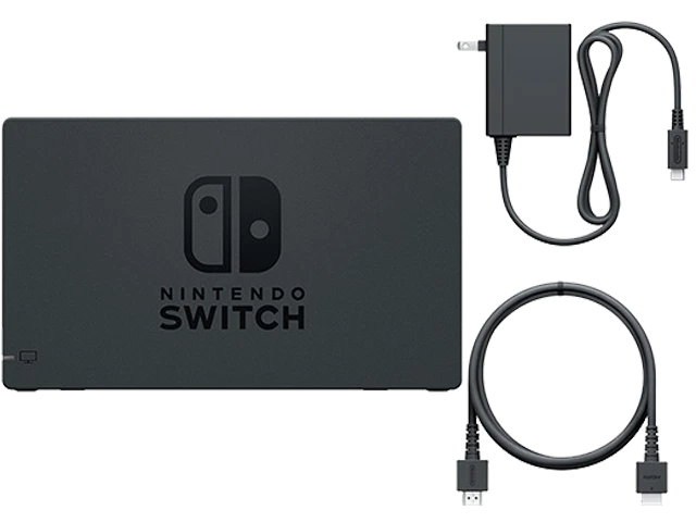 Genuine Nintendo Switch Dock, HDMI Cable and AC Adapter Power Cord NEW Set