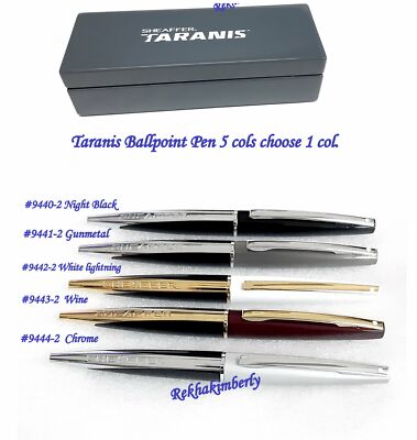Sheaffer Taranis Ballpoint Pen #9440-2, 9441-2, 9442-2, 9443-2, 9444-2 Choose 1