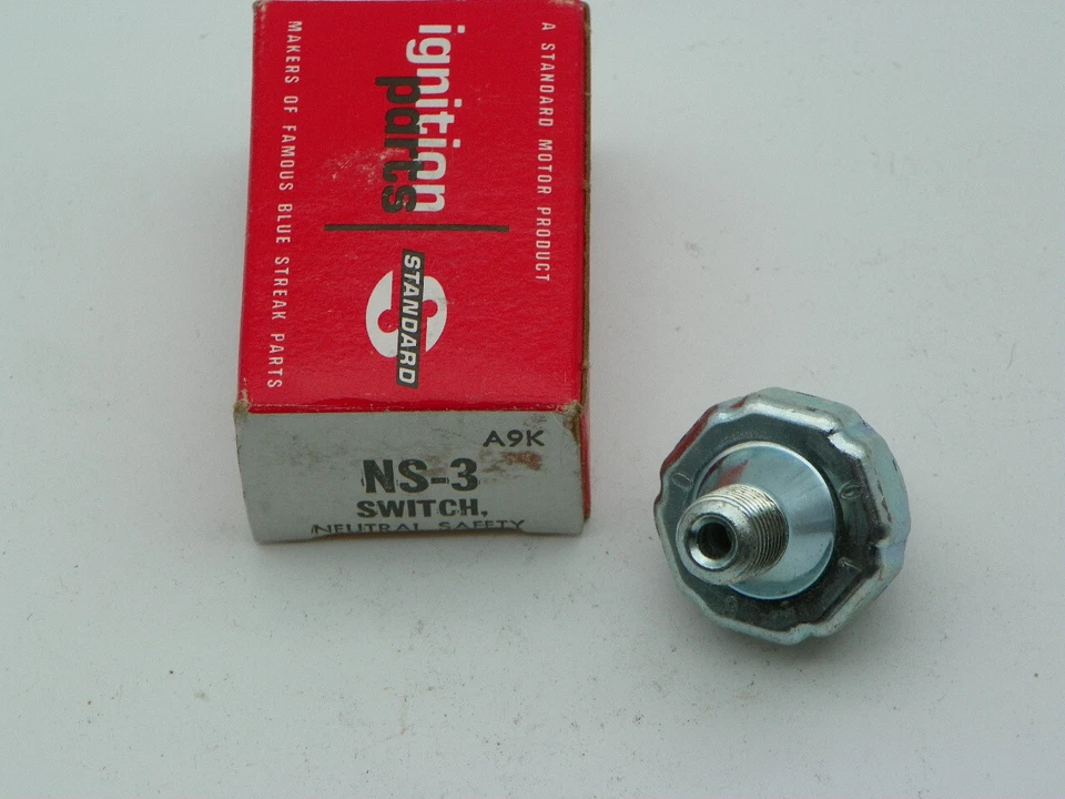 Interruptor de seguridad neutro NS-3 AMC Rambler 1959-63 réplica 3157963 NOS Foto 3 de 4