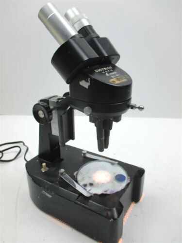 UNITRON JAPAN BRASS STAGE HOLDER MICROSCOPE PART AS PICTURED Z1-A