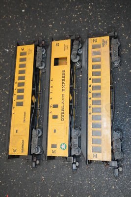  American Flyer Overland Express 20 30 40 FY & PRR Passenger Baggage Cars
