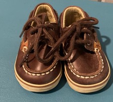 Sperry Bluefish Top Siders Crib Boat Shoes Infant Size 2M
