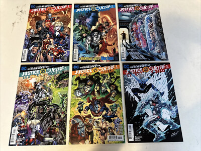 Justice League Vs Suicide Squad #1-6 Complete Set Lobo Batman Harley  
