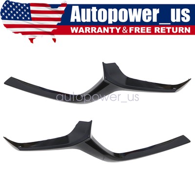 Left Right Front Bumper Grille Molding Trim Black Fit 2020-2023  Mazda CX-30 New